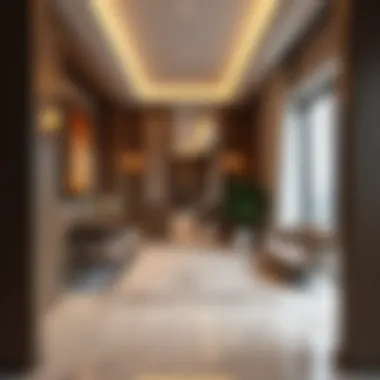 Luxury Living: Interior Amenities of Astoria Interior showcasing luxurious amenities of the Astoria Building