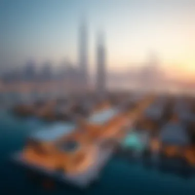 Dubai skyline showcasing luxury real estate