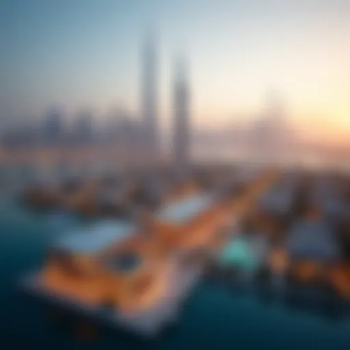 Dubai skyline showcasing luxury real estate