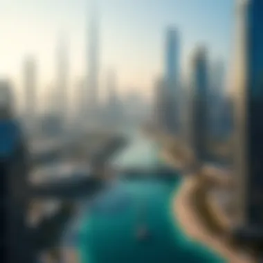 Binghatti's Architectural Marvels Overlooking Dubai Aerial view of Dubai showcasing Binghatti Construction buildings