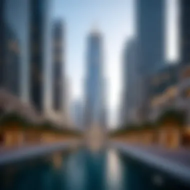 Burj Plaza's Strategic Role in Downtown Dubai's Urban Framework Burj Plaza integrated within the urban landscape of Downtown Dubai