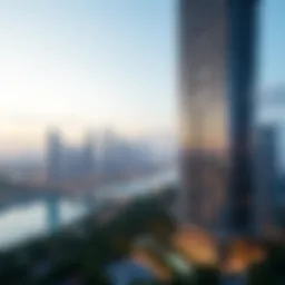 Stunning skyline view showcasing Marina Residence Tower A