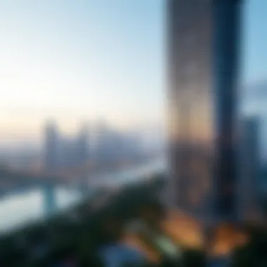 Skyline View of Marina Residence Tower A Stunning skyline view showcasing Marina Residence Tower A
