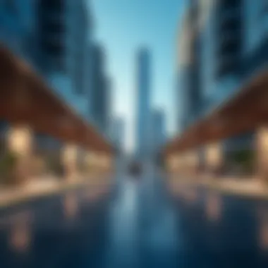 Dubai's Efficient Transit Options A modern transit station symbolizing the connectivity of Dubai's public transport.