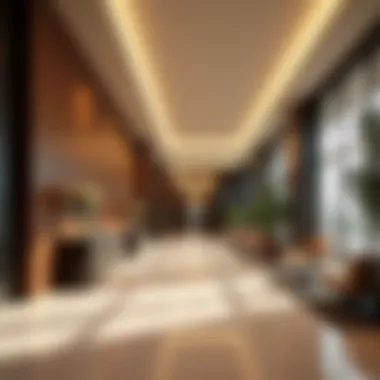 Elegant Lobby Design at Element by Westin Luxurious lobby area with contemporary design elements