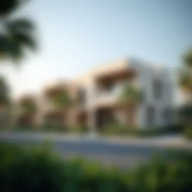 Residential Buildings in Abu Shagara Modern residential buildings in Abu Shagara highlighting real estate offerings
