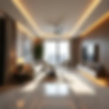 Elegant interior of Al Danube homes Interior design showcasing Al Danube's residential spaces