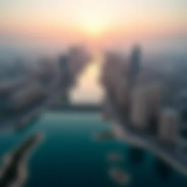 Aerial perspective of Al Danube's architectural brilliance Stunning view of Al Danube Real Estate developments in Dubai