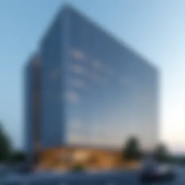 Modern Architectural Design of Aster Head Office Exterior view of Aster Head Office showcasing modern architecture