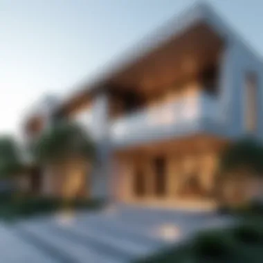 Modern Architectural Design of برج بارك Architectural detail of برج بارك showcasing modern design