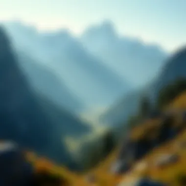 Majestic Mountain Escape A picturesque mountain landscape ideal for adventurous getaways