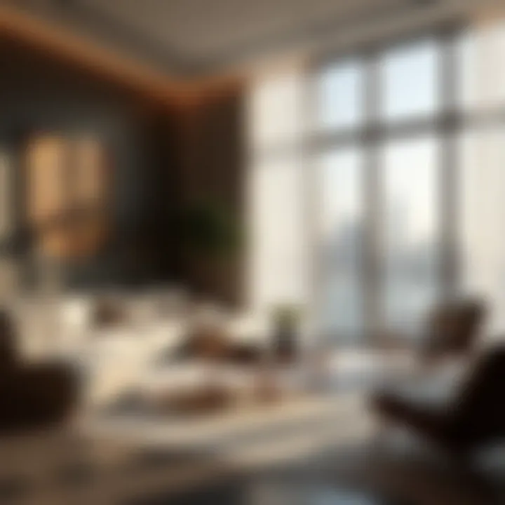 Luxury apartment interiors in تيبس اند توز خليفة