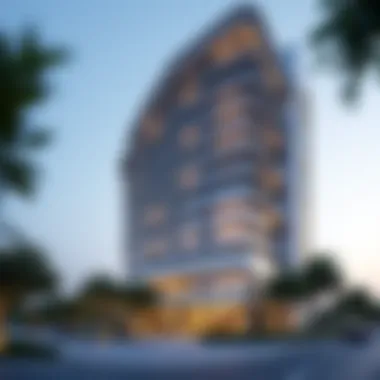 Stunning Architecture of J One Tower Exterior view of J One Tower showcasing modern architecture