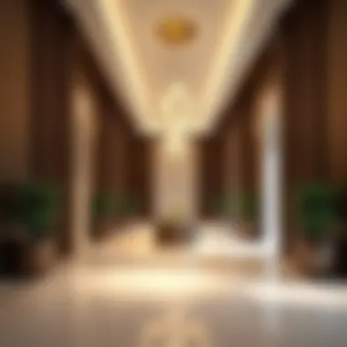 Elegant Lobby at J One Tower Luxurious lobby area of J One Tower with elegant design