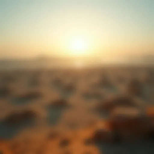 Aerial view of Dubai showcasing available land for sale