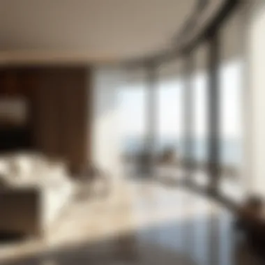 Elegant Interiors of Marina Vista Luxurious interior of a Marina Vista residence showcasing elegance and sophistication