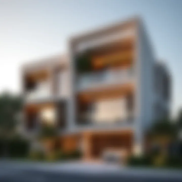 A detailed look at the building's unique architectural features