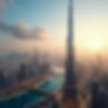 Panoramic view of Dubai skyline featuring Citadel Tower