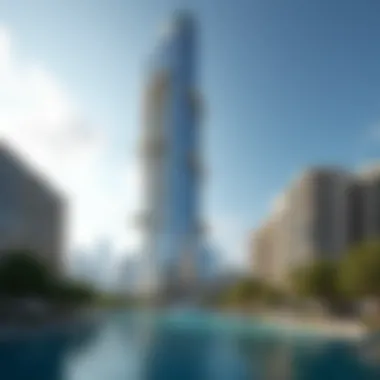 Architectural Marvel of West Wharf Tower Stunning architectural view of West Wharf Tower