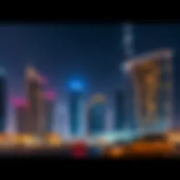 Modern skyline of Dubai showcasing luxurious apartments