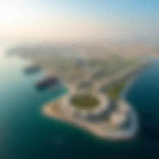 Aerial view of Mina Jebel Ali showcasing the port and surrounding infrastructure