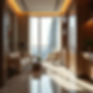 Elegant Interiors of Princess Tower Residences Interior design elements of a luxury apartment in Princess Tower