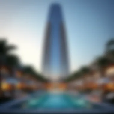 Architectural Marvel of Sofitel The Obelisk Exterior view of Sofitel The Obelisk Dubai showcasing its stunning architecture