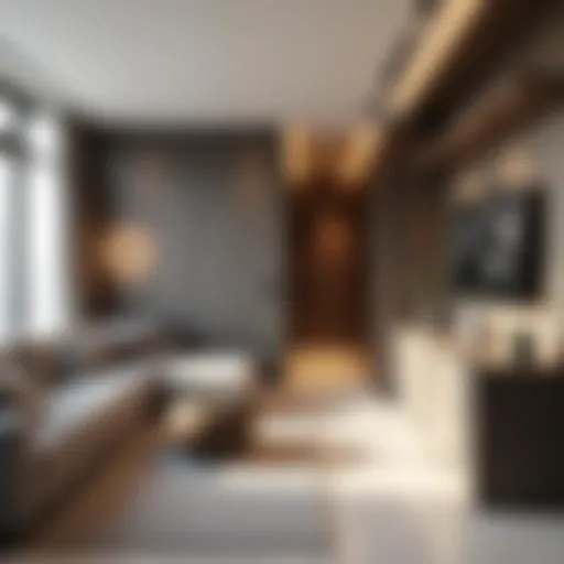 Contemporary studio apartment design in International City