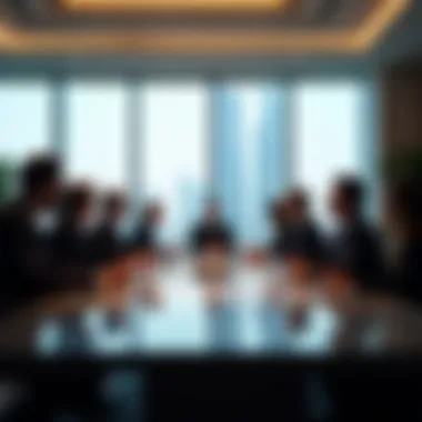 Global Business Meeting in Prime Tower Global business meeting taking place in a prime business tower