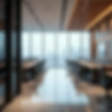 Modern Office Space in Prime Business Tower Interior design of a modern office space in a prime business tower