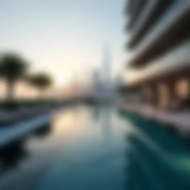 Modern Living in Dubai The skyline of Dubai reflecting modern living